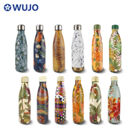 WUJO Promotional Double Wall Stainless Steel Vacuum Flask Cola Thermos Bottle 