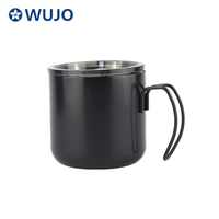 Wujo Double Wall Stainless Steel Insulated Beer Mug