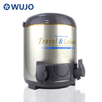 WUJO Commercial Heat Preservation Tea Thermos Double Wall Stainless Steel Insulated Barrel For Sale 