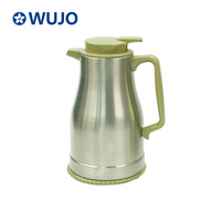 WUJO Glass Refill Vacuum Insulated Double Wall Hot Cold Coffee Pot Arabian Thermos