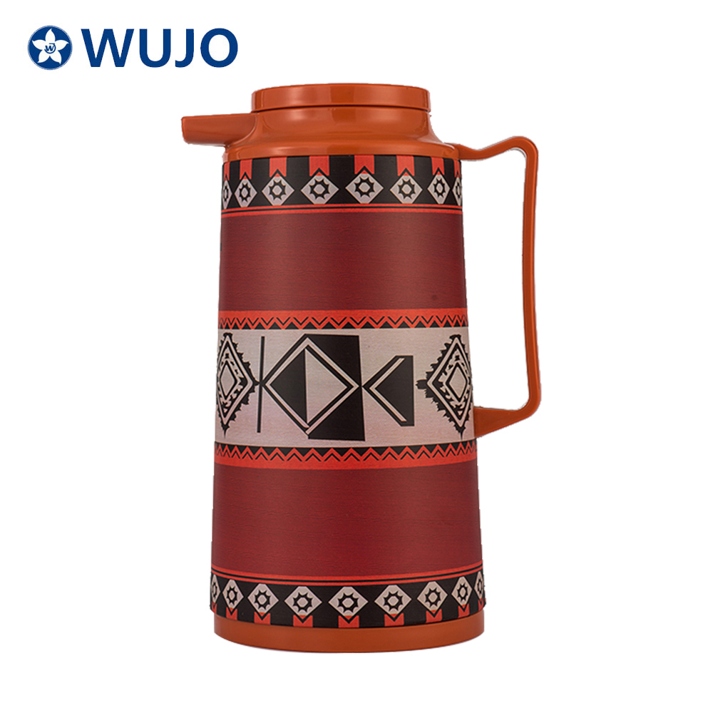 Keep Hot Silver Vacuum Insulated Arabic Coffee Pot with Glass Liner