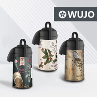 WUJO 3L OEM ODM Airpot Customized Hot Tea Water Coffee Thermal Vacuum Flask Inner Glass