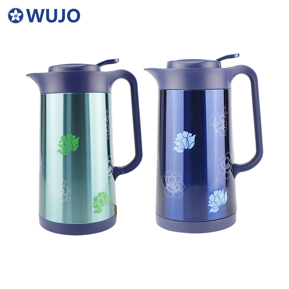 Wujo Various Colors Eye-catching Stainless Steel Vacuum Coffee Pot