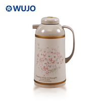 WUJO Egypt Coffee Pot Hot Cold Water Tea Thermal Insulated Arabic Vacuum Thermos Flask with Glass Refill