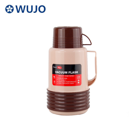 Manufacturer Cheap Two Cups 24hr Hot Water Coffee 1.2l Proveedores De Termos De Plastico with Glass Liner