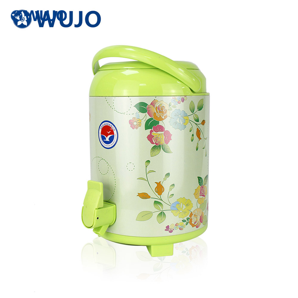 WUJO Water Jug Coffee Milk Tea Bucket Large Capacity Stainless Steel Cooler Tea Barrel With Faucet 