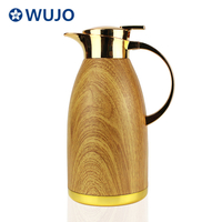 WUJO Marble Double Wall SS Tea Coffee Pot 